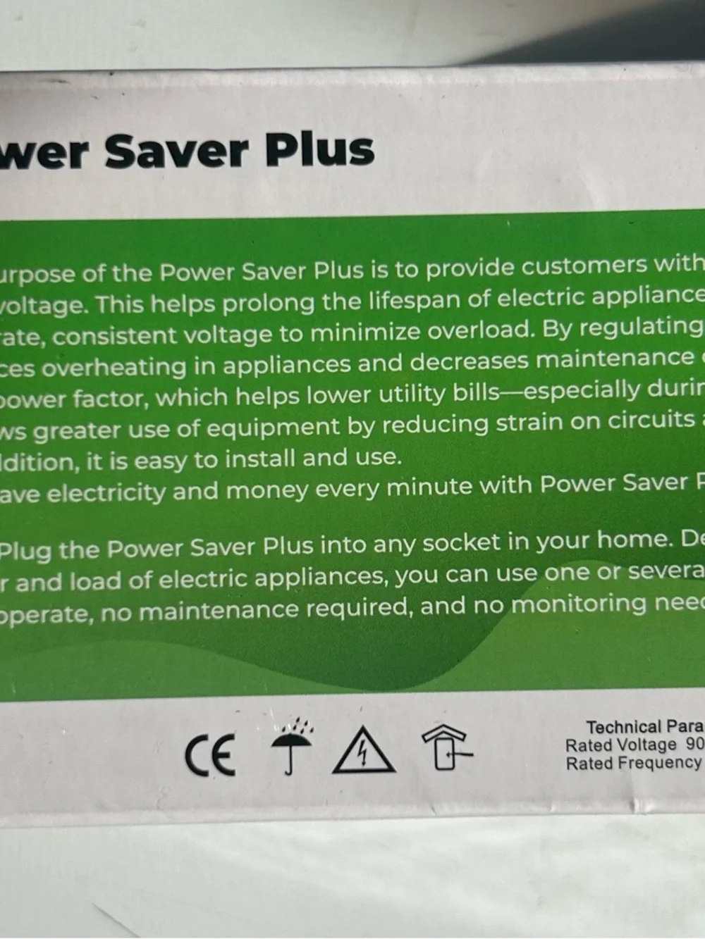 White Energy Saving Adapter -